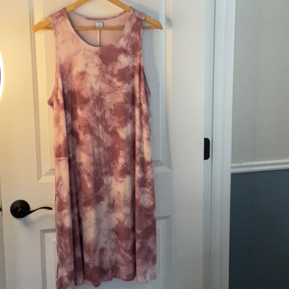 Old Navy Warm Tie-Dye Tank Dress